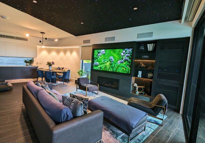 BMC AV JBL synthesis Media room