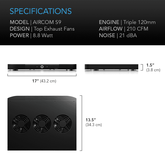 AIRCOM S9 Dimension