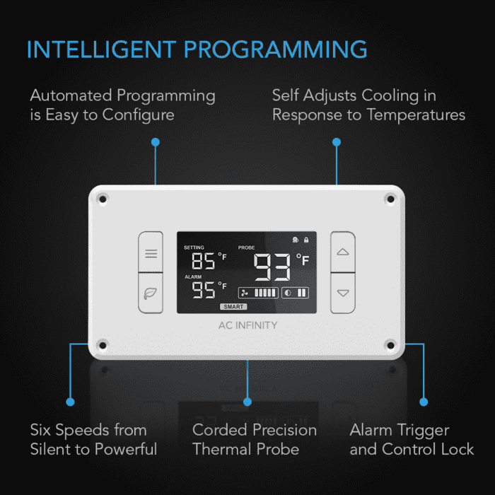 Airplate T8 Pro Thermal  Fan Speed Controller White