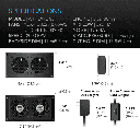 Airplate S5 + Therm Controller + White Dimensions