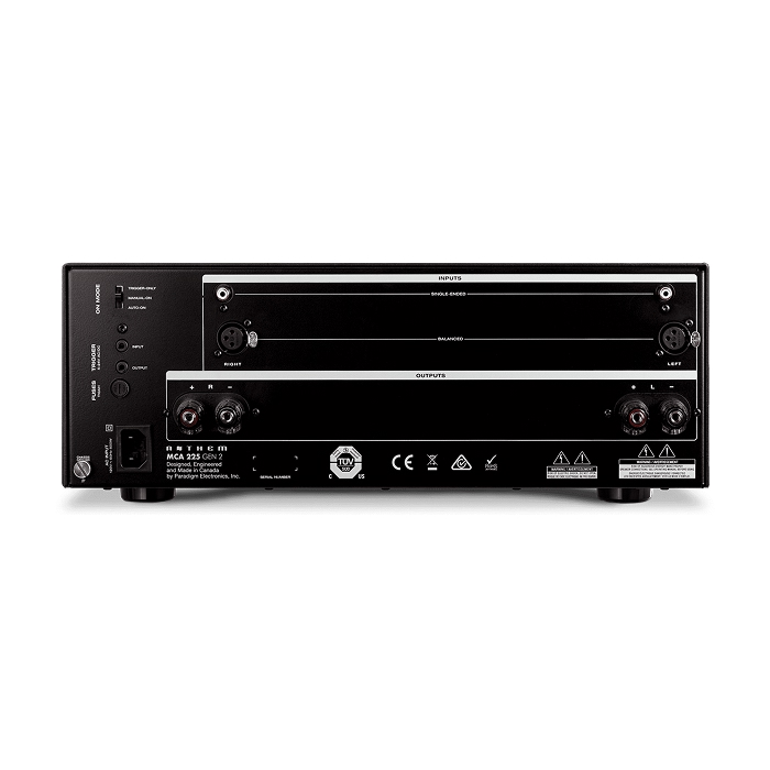 Anthem MCA Power Amp gen 2 Back Panel