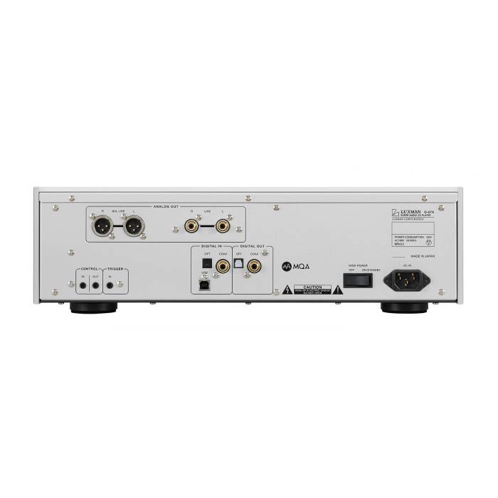 Luxman D-07X CD Player Back Panel