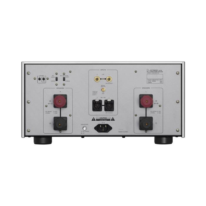 Luxman M-10X Stereo Power Amplifier Back Panel